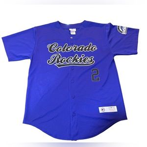 - Majestic youth Colorado Rockies Troy Tulowitzki #2 Jersey size XL (18-20)